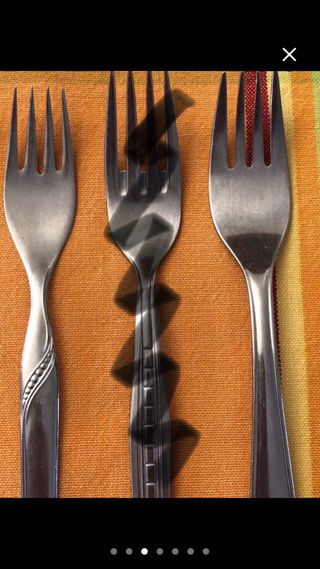 4 Tenedores vintage Metálicos