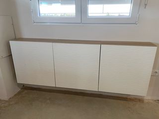 Aparador/Estantería Blanco y Marrón