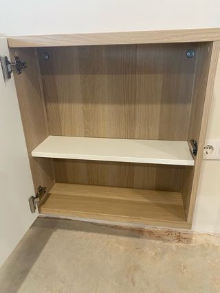 Aparador/Estantería Blanco y Marrón