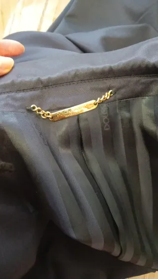 Giubbotto Dolce & Gabbana blu navy T.46