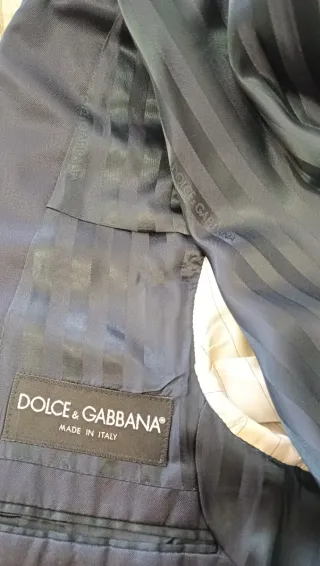 Giubbotto Dolce & Gabbana blu navy T.46
