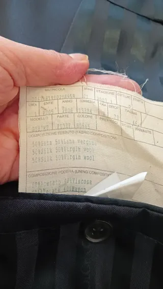 Giubbotto Dolce & Gabbana blu navy T.46