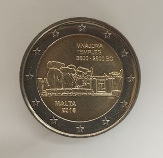 🇲🇹 Moneda 2€ Malta 2018 Mnájdra