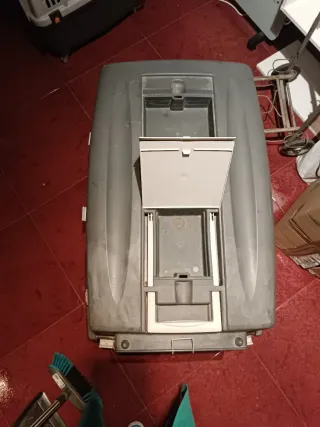 Transportín perro grande gris y blanco