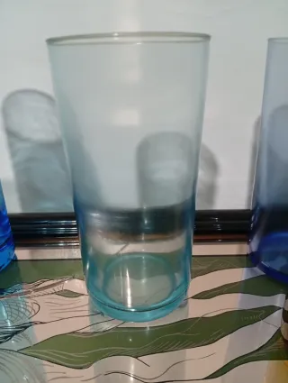 5 Vasos Cristal Retro