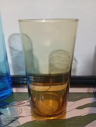 5 Vasos Cristal Retro