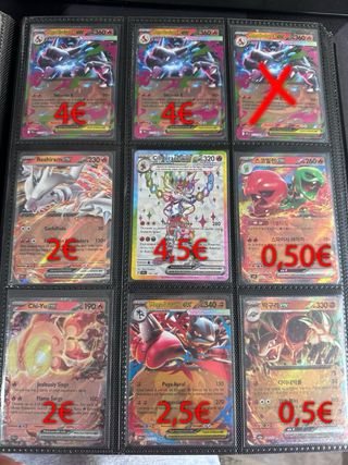 Lote Cartas Pokémon