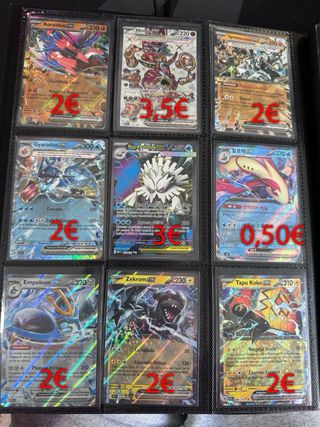 Lote Cartas Pokémon