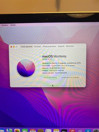 MacBook Pro 15” i7 2015