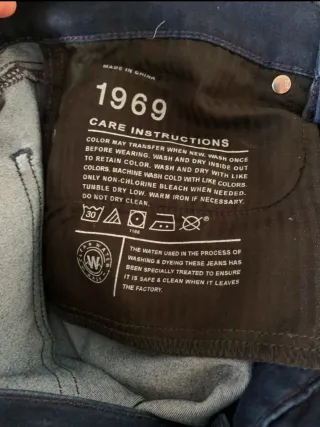 GAP Talla 36 - Pantalón fino y cómodo azul oscuro