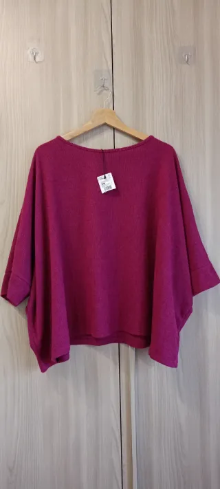 Maglia Oversize Piazza Italia Magenta