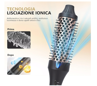 Spazzola Termica AraSylen 38mm Ioni