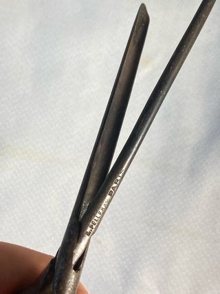 PINZAS ANTIGUAS DE METAL L. PELLERAY PARÍS RIZAR