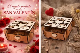 Joyero madera MDF personalizado