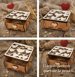 Joyero madera MDF personalizado