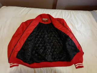 Cazadora beisbolera Charlie Roja Talla M