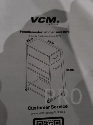 Armario de dos cajones para cocina - VCM