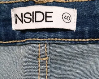 Pantalón Corto Vaquero Roto Hombre