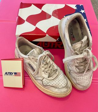 Autry Sneakers Donna Beige/Bianco