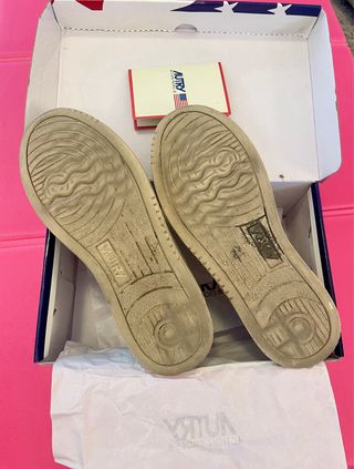 Autry Sneakers Donna Beige/Bianco