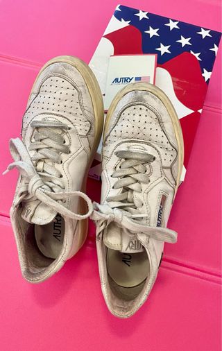 Autry Sneakers Donna Beige/Bianco