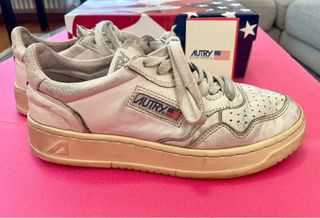 Autry Sneakers Donna Beige/Bianco