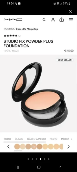 Polvos compactos MAC Studio Fix