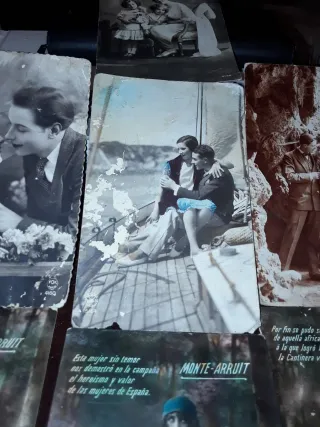 7 Postales Antiguas Colección