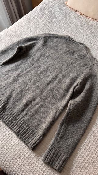 Jersey lana/alpaca gris Zara