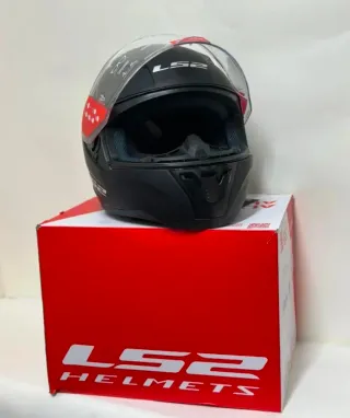 Casco Moto Integral LS2 Negro