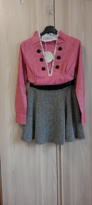 Completo Parisian Style camicia e gonna