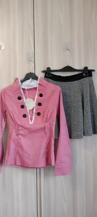 Completo Parisian Style camicia e gonna