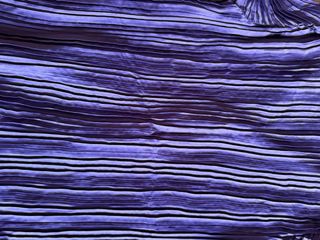 Camisa Mango azul/morada plisada