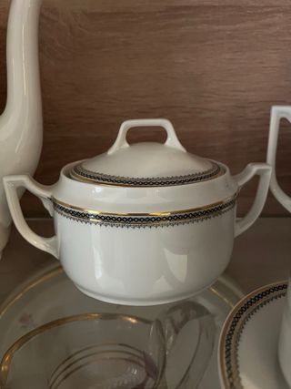 Juego Café Porcelana Checa Epiag