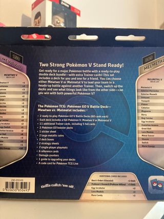 Pokemon TCG Caja Mewtwo V & Melmetal V