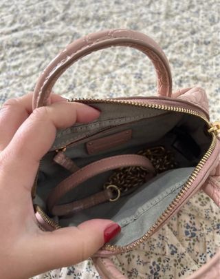 Bolso Bimba y Lola rosa efecto piel