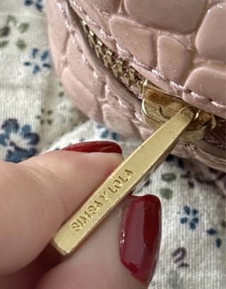 Bolso Bimba y Lola rosa efecto piel