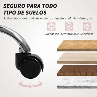 Silla de Oficina Giratoria Ajustable