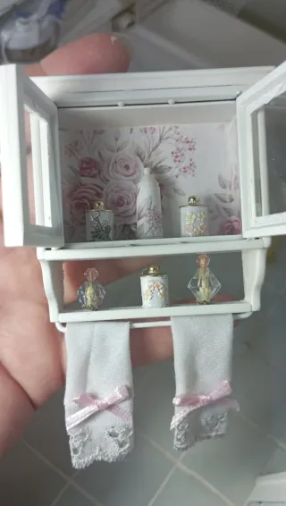 Mobiletto Bagno Shabby Dollhouse 1:12