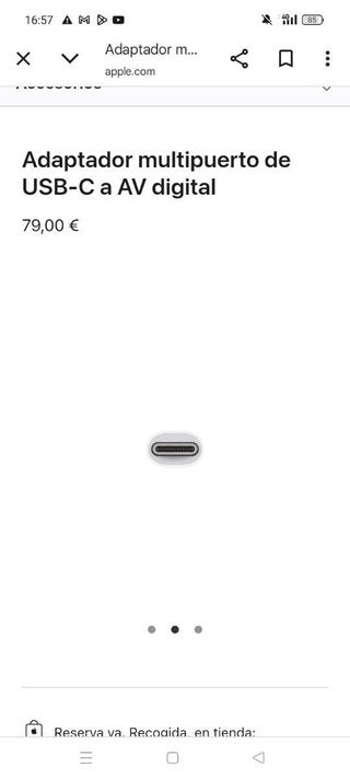 Apple Adaptador multipuerto de USB-C a AV digital