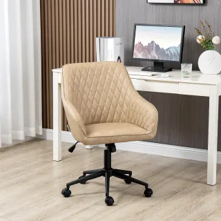 Silla de Oficina Giratoria Beige