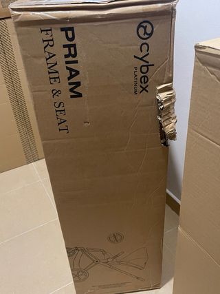 Chasis + silla + grupo 0 CYBEX Priam Oro Rosado