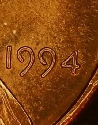 MONEDA 1 CENTAVO LINCOLN.1994.ERROR EN 9 Y LIBERTY