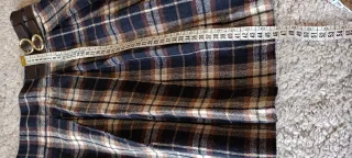 Minigonna a Pieghe Motivi Tartan