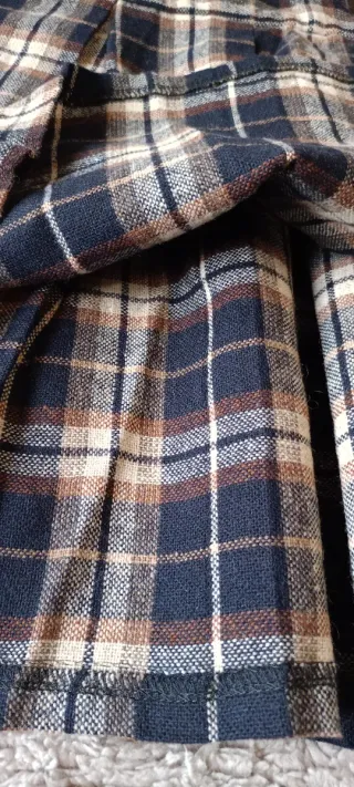 Minigonna a Pieghe Motivi Tartan