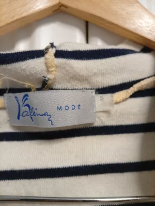 Sudadera rayas azul y blanco