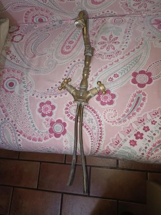 2 Rubinetti Ottone Vintage