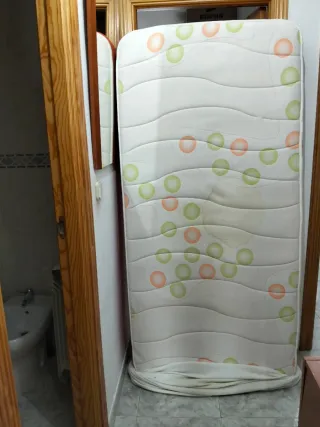 Colchón y somier individual 90cm