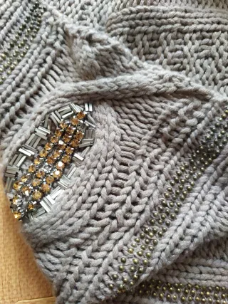 Sciarpa donna  con perline