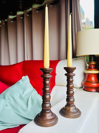 Candelabros de madera SXX 24cm